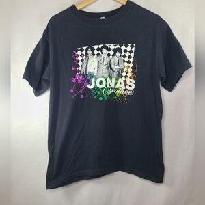 The Jonas Brothers 2009 burning up band tee- Size medium